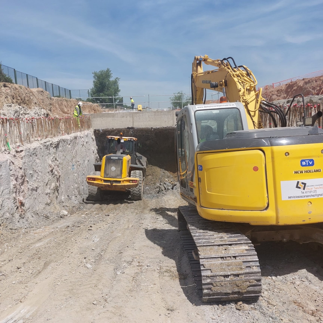 Inversión en maquinaria de construcción en Madrid